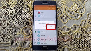 How to delete contacts on Samsung Galaxy S6 or S6 Edge
