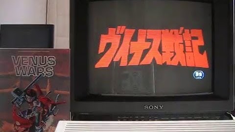 Amiga HAM6 video (AVI4HV) - Venus Wars clip (playing on A1200)