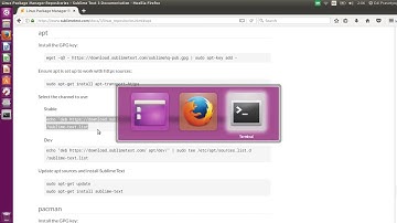 Ubuntu - Install Sublime text editor