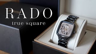 【最高級・整備済】RADO ラドー 希少コンビ レクタンギュラー 圧巻の存在感！ RADO】ラドー トゥルースクエア | True Square X Kunihiko Morinaga