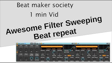 Filter Sweeping Beat repeats