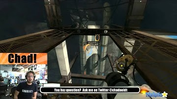 Portal 2 Live Walkthrough with Chad-Part 40