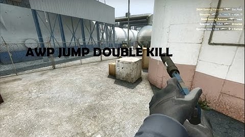 CS:GO Sick AWP Jump double kill!