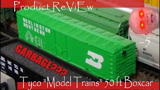 Product ReViEw: HO Scale 50ft Boxcar From Tyco "Model Trains." Is it Trash?