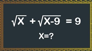 Math Olympiad l A Nice Radical Expression l Find X=? 