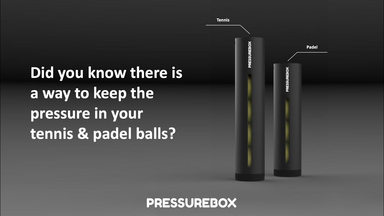 Pressurebox Keeps the Perfect Pressure in Your Tennis & Padel Balls YouTube