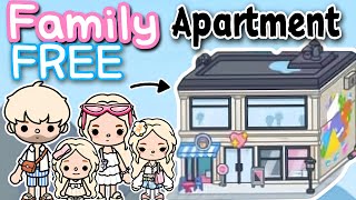 New FREE FURNITURE Family Apartment 🌸🧸 Toca Boca Life House Ideas (Toca World) Makeover 