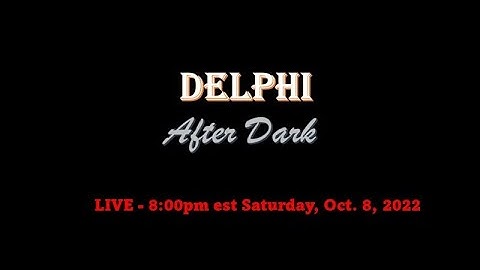 Delphi After Dark - The Black Album #Delphi #Mononhighbridge