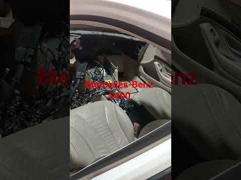 Mercedes-Benz S400 replace AC cooling coil #phone number #0568315037# Sharjah Sanaya 17 number