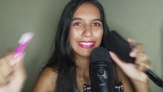 ASMR FAST AND AGGRESSIVE MÃE ARRUMANDO VOCÊ  PARA ESCOLA.📚