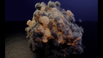Blender Mantaflow explosion test 2.92