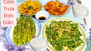 Chia Sẻ Cách Nấu Buổi Cơm Trưa Đơn Giản Chay Mặn Điều Dùng Được - My Family ‘s Lunch