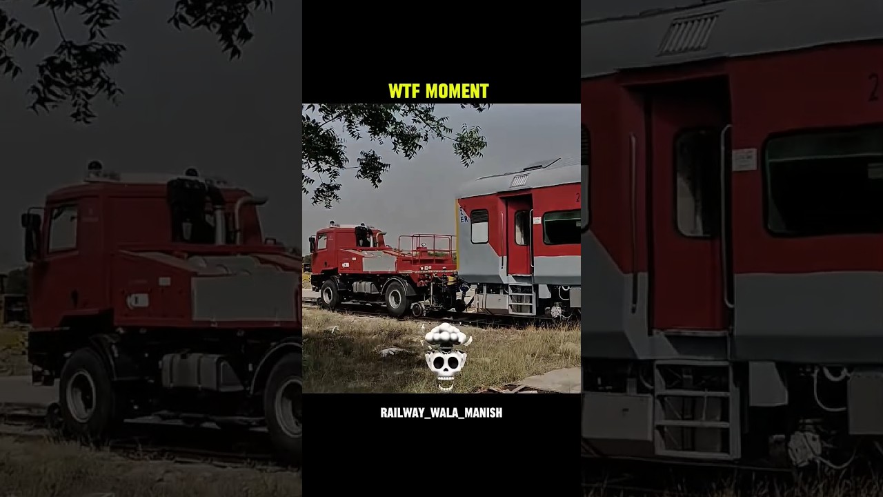 WTF MOMENT 🤯💀 indian railways 