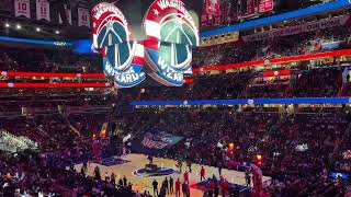 Pregame Player Introductions | Wizards vs. Knicks | January 6, 2024 #nba