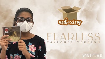 Unboxing: Fearless Taylors Version CD || swiftvd