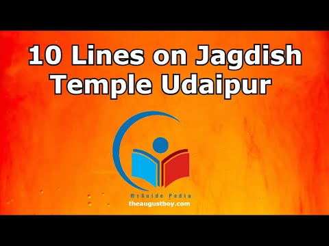 10 Lines on Jagdish Temple Udaipur | Essay on Jagdish Temple in Udaipur | @myguidepedia6423