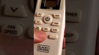BLACK DECKER BPACT08WT Portable Air Conditioner, 8,000 BTU, White ❄ Remote Control Review #short