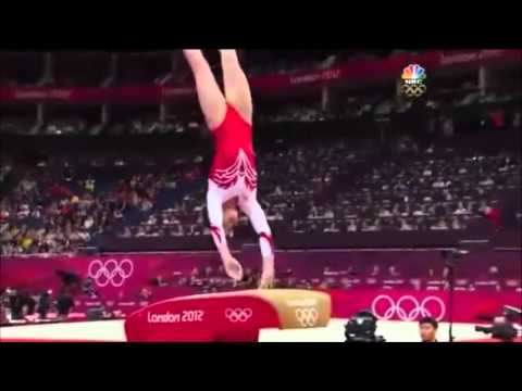 Aliya Mustafina RUS Vault Team Finals 2012 London Olympics - YouTube