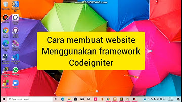 cara membuat website menggunakan framework codeigniter
