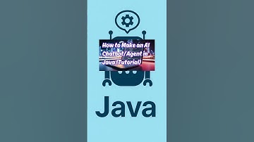 How to Make an AI Chatbot/Agent in Java (Tutorial) #freeonlinecourse