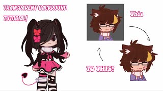 How to make a transparent background in ibis paint x!! | Tutorial |