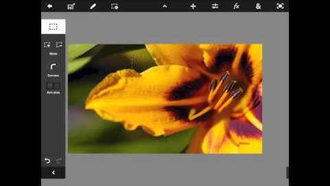 Photoshop Touch on iPad -  Marquee Selection tool & Circle Selection Tool