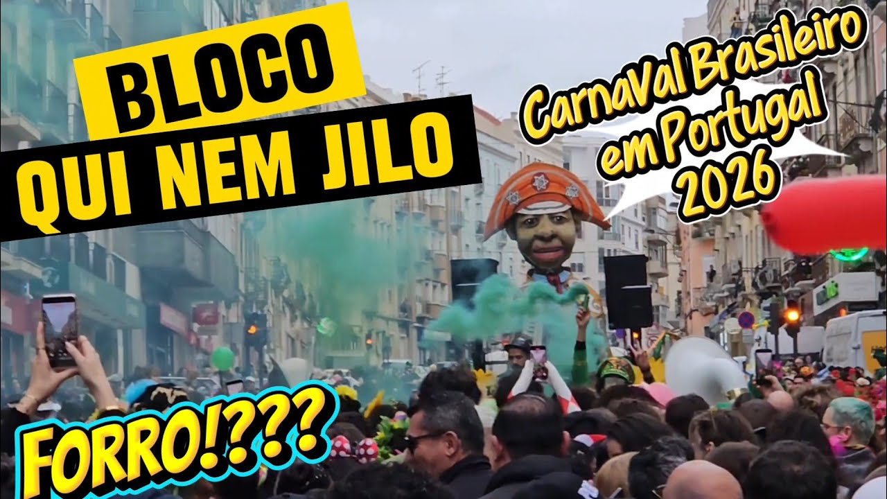 Carnaval Brasileiro em Portugal 2026: Bloco de Forro? Bloco QUI NEM JILO!
