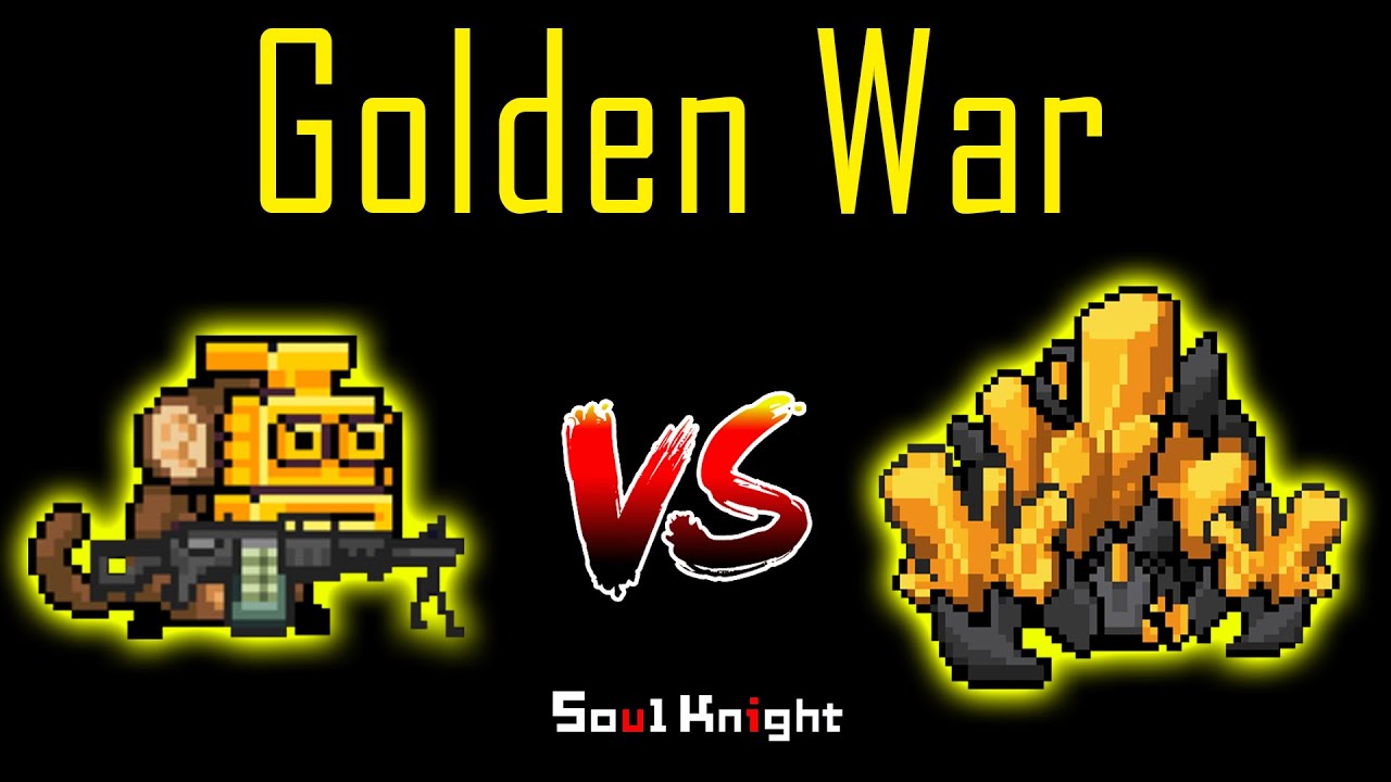 Gold Mask vs Giant Golden Crab Golden War Soul Knight YouTube
