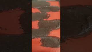 My 🎨 artwork for today, actually I'm just frosting my cake for tonight.#cake#frosting#art#painting