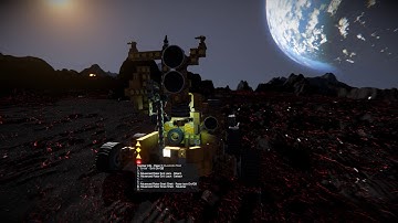 Mobile Hinge Drill System Demonstration - Space Engineers