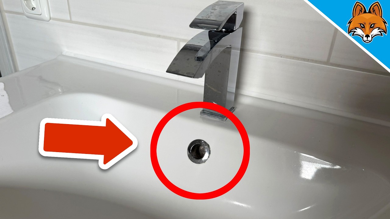 Waschbecken Überlauf reinigen💥(Schnell & Einfach)🤯