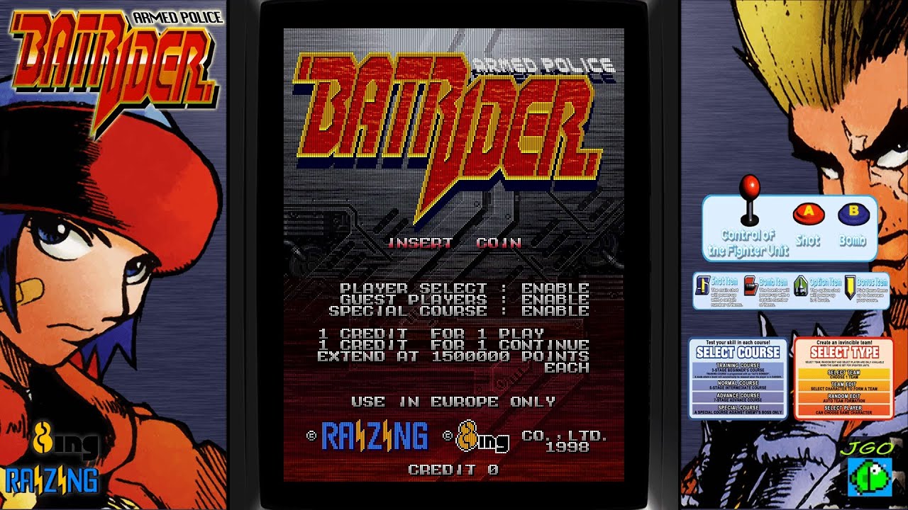 INSERT COIN] Armed Police Batrider (1998) (Shoot Em Up) (ARCADE