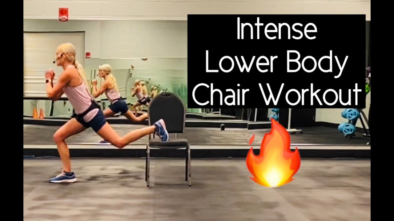 Intense Lower Body Chair Workout YouTube
