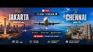 LIVE ✈️ Jakarta to Chennai | Long Haul Flight Sim on VATSIM | MSFS 2024 | ASMR
