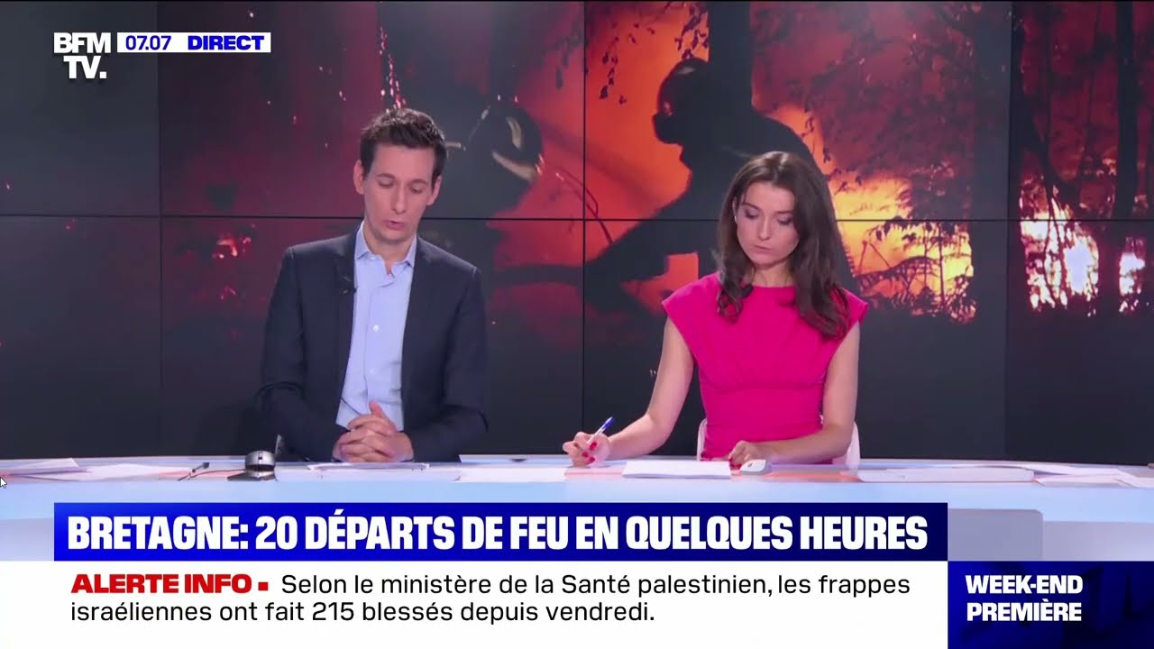BFM TV - FEUX ERDEVEN + LOCOAL MENDON (06-08-2022)
