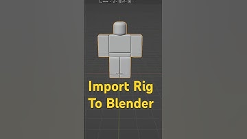 How To Import Rig to Blender #roblox #blender #shorts