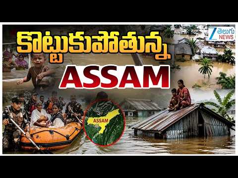 Assam Flood | Heavy Rains In Assam | కొట్టుకుపోతున్న అసోం | ZEE Telugu News - ZEE24TELUGUNEWS