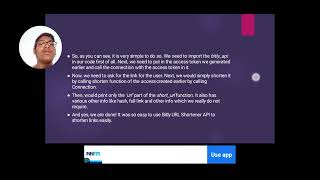 AAT TECH TALK PYTHON ABOUT  (URL SHORTENER USING PYTHON).