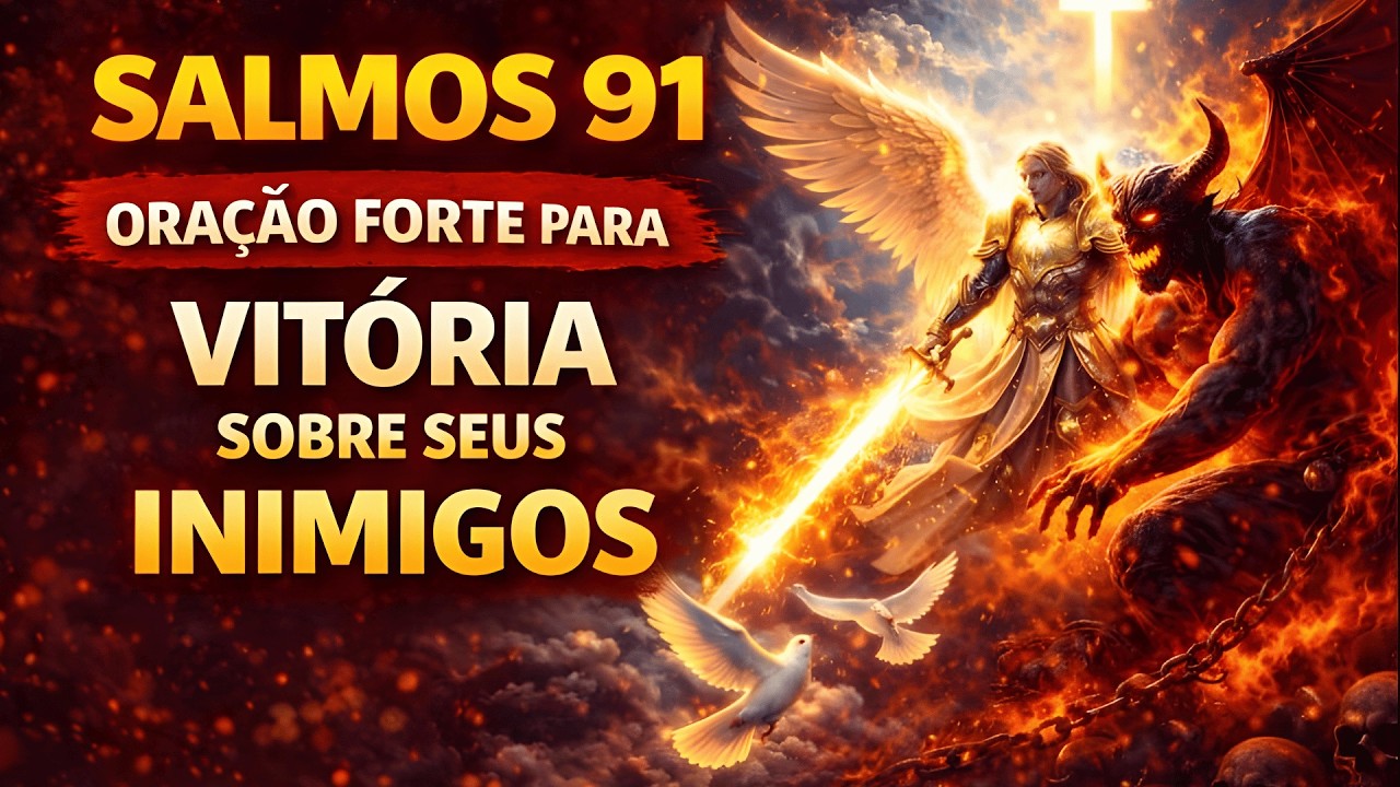 🛡️ VITÓRIA TOTAL! 🦅 Salmo 91: O Escudo de Deus que faz o Inimigo Cair hoje! 🔥