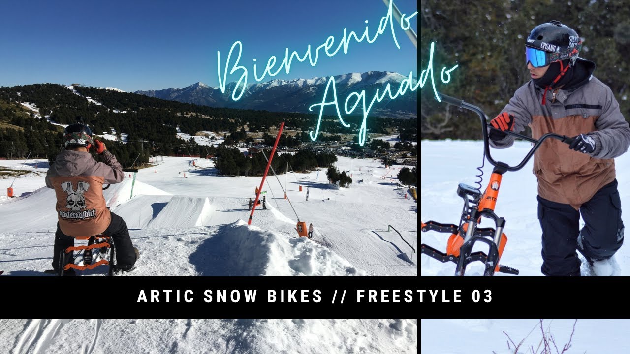 SNOWBIKE FREESTYLE SESSIONS 03 | Rider Bienvenido Aguado | Skibike Freestyle | ARTICSNOWBIKES |GoPro