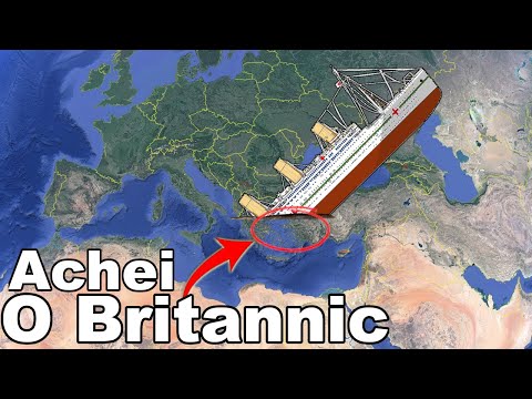 Vídeo: Onde o britannic afunda?