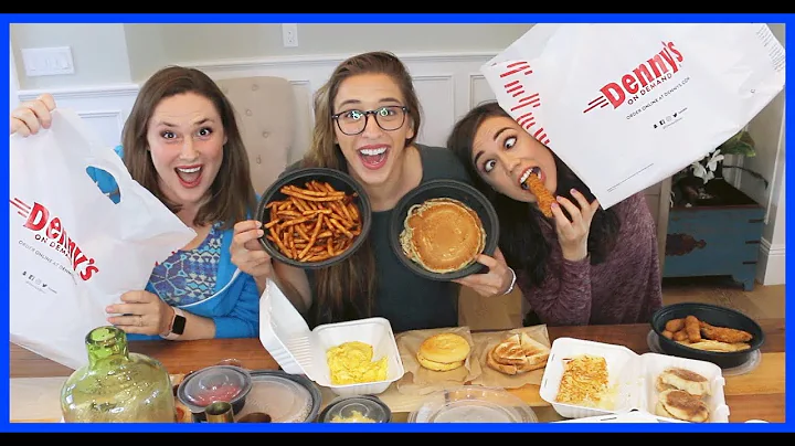 Denny's Mukbang With Colleen and Jessica!!!!
