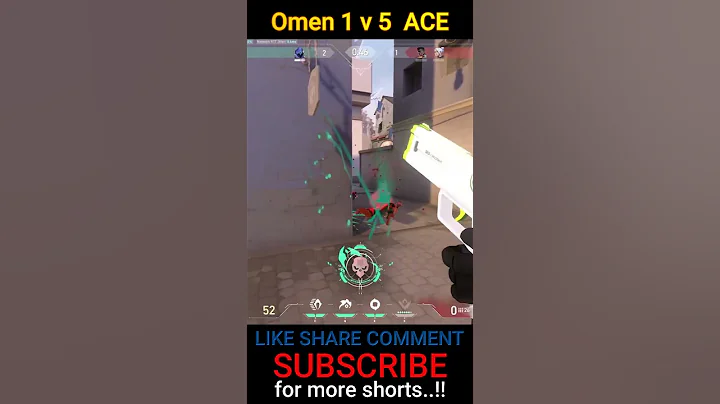 Day 1 / 8 || 1 v 5 ACE Clutch | OMEN Main | #valorant #valorantart #vairalvideo #comedy #ace