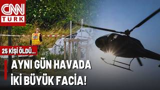 Peş Peşe Kazalar 25 Can Aldı Fransada Uçak, Suudi Arabistanda Helikopter Düştü