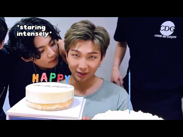 jungkook being namjoon’s baby class=