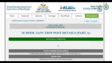 How to complete Sanction Post details in iosms