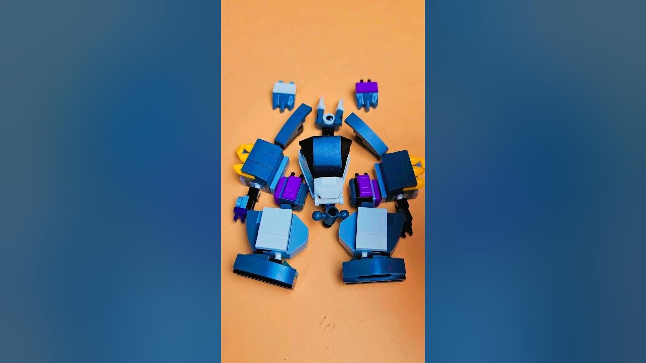 How to build a robot with building blocks #buildingblocks #brickbuilder ...