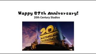 Happy 87Th Anniversary To Century Studios
