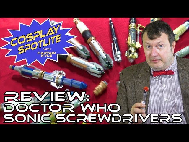 ALL the Doctor Who Sonic Screwdrivers - Cosplay Spotlite Review class=