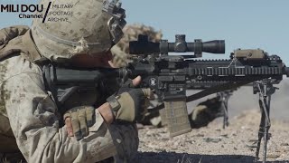 アメリカ海兵隊 マークスマンライフル M38 実弾射撃 Itx総合演習 Youtube